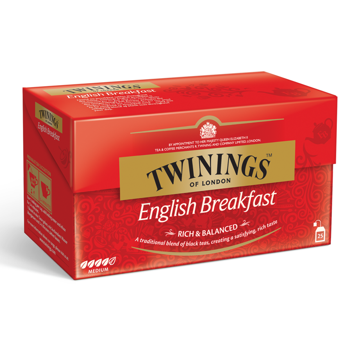 Twinings English Breakfast 25 x 2 g