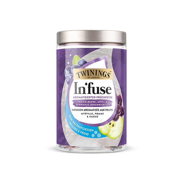 Twinings In’fuse Heidelbeere, Apfel & schwarze Johannisbeere